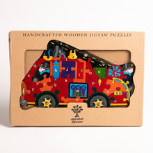 Load image into Gallery viewer, Alphabet Fire Engine Jigsaw Puzzle