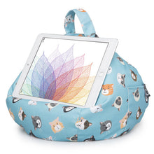 Load image into Gallery viewer, iPad, Tablet & eReader Bean Bag Cushion by iBeani - Cool Cats
