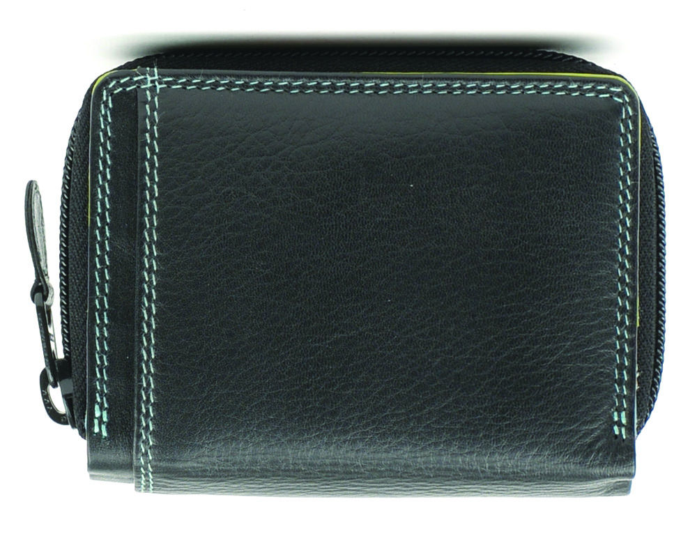 D. Ladies Purse: Black Tropical 7-113