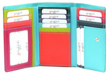 Load image into Gallery viewer, E. Ladies Purse: Black Tropical 7-116

