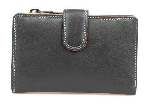 F. Ladies Purse:  Black Tropical 7-144