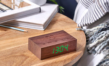 Load image into Gallery viewer, Gingko - Flip Click Clock Walnut
