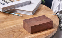 Load image into Gallery viewer, Gingko - Flip Click Clock Walnut
