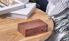 Load image into Gallery viewer, Gingko - Flip Click Clock Walnut
