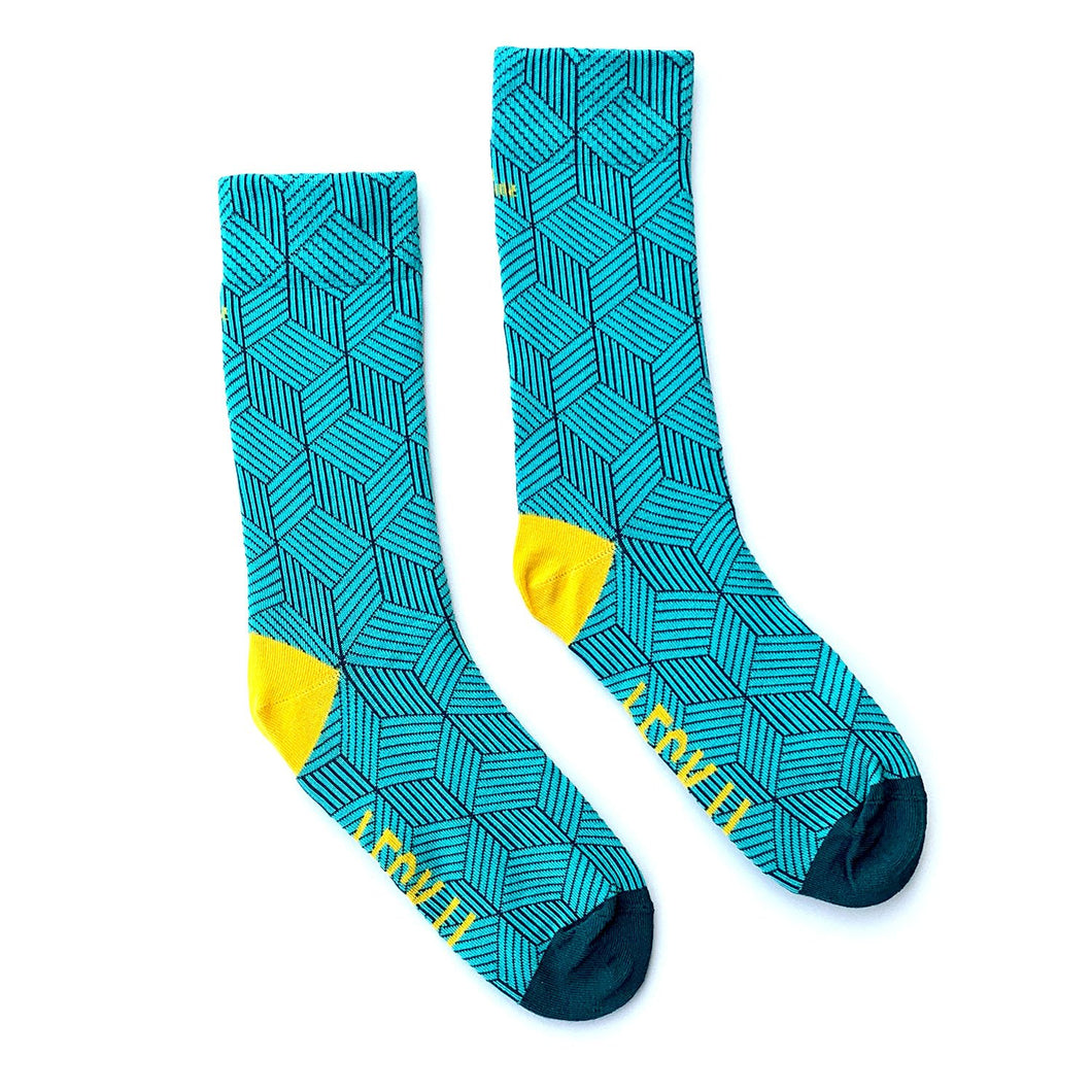 Irish Socksciety - Feck It - Blue 8 - 12