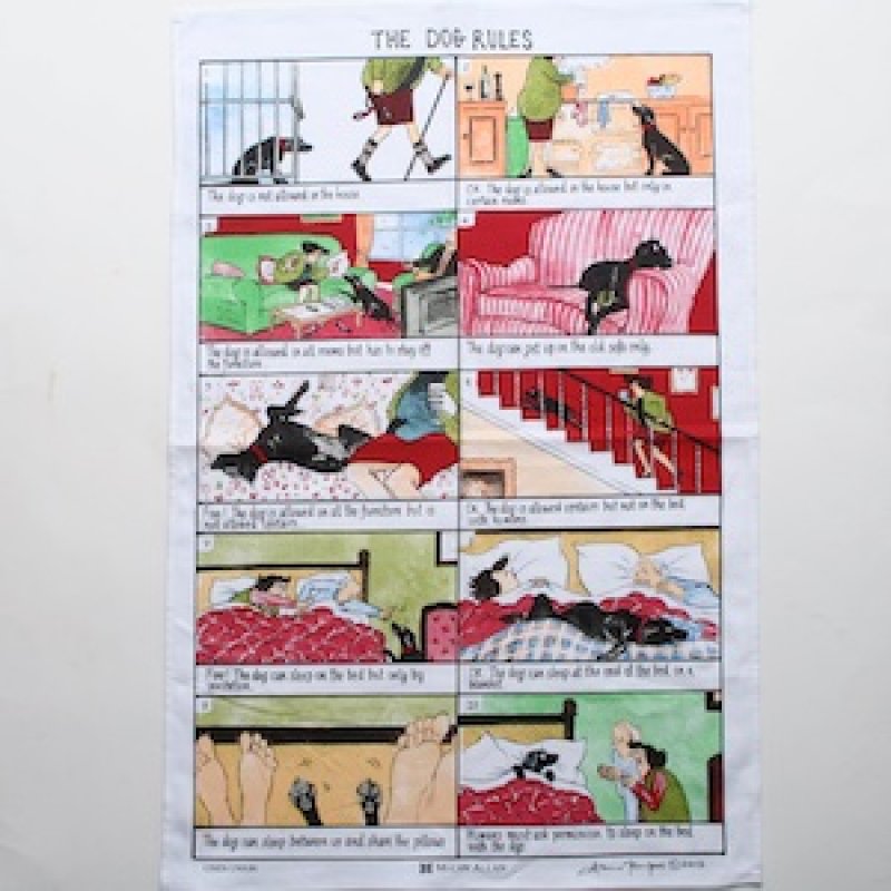 Dog Rules - Tea Towel