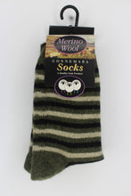 Load image into Gallery viewer, Merino Stripe Socks
